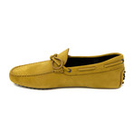 Tied Suede Loafer // Mustard Yellow (UK: 8)