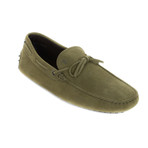Tied Suede Loafer // Forest Green (US: 9)