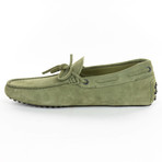 Tied Leather Loafer // Light Green (UK: 6)
