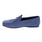 Suede Embellished Loafer // Blue (US: 8)