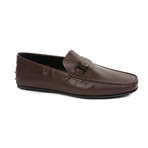 Leather Buckle Loafer // Dark Brown (US: 8)