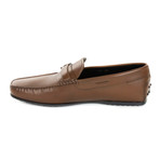 Leather Buckle Loafer // Light Brown (US: 10)
