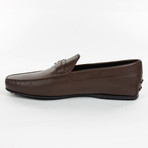 Leather Buckle Loafer // Dark Brown (US: 12)