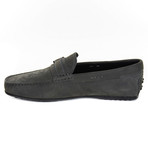 Suede Buckle Loafer // Gray (US: 8)