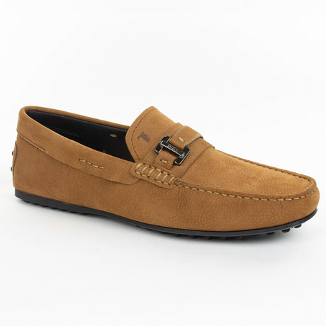 Suede Buckle Loafer // Mustard Yellow (US: 8)