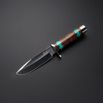 D2 Turquoise Combat Fighter Knife