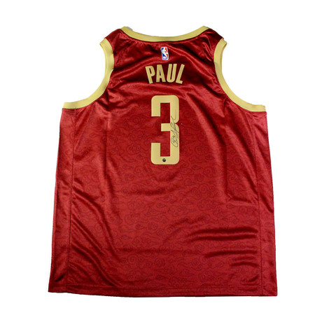 Signed Houston Rockets Jersey // Chris Paul