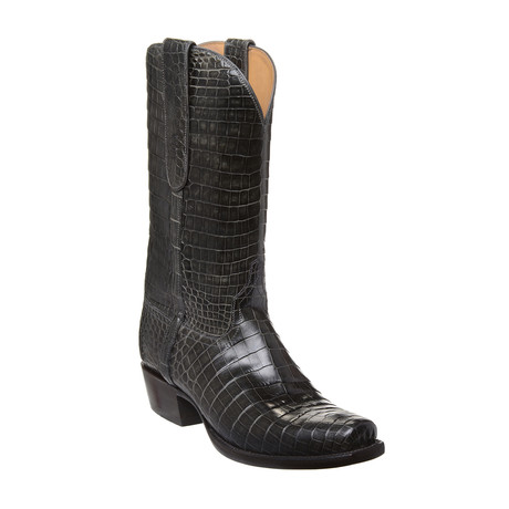 Billy Nile Cowboy Boots // Charcoal (US: 7)