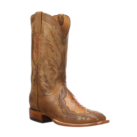 Butch Jersey Cowboy Boots // Cognac Burnished (US: 7)