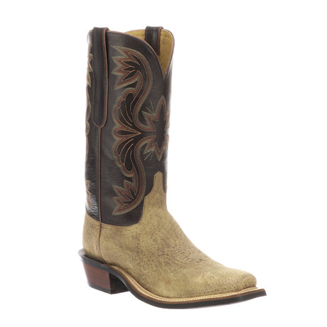Nat Extra Wide Cowboy Boots // Sand (US: 7EE)