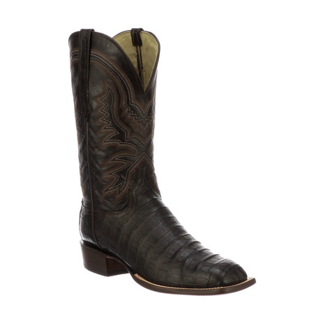 Perry Tail Extra Wide Cowboy Boots // Chocolate (US: 7EE)