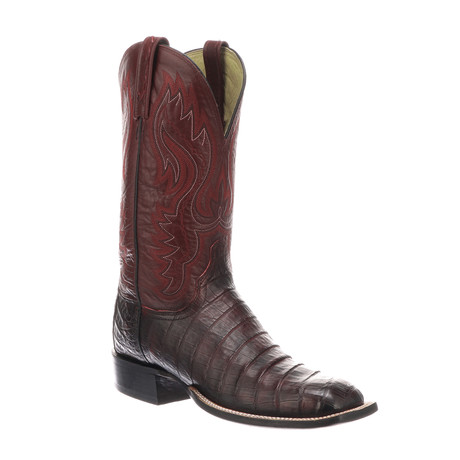 Bose Sangria Extra Wide Cowboy Boots // Black Cherry (US: 7EE)