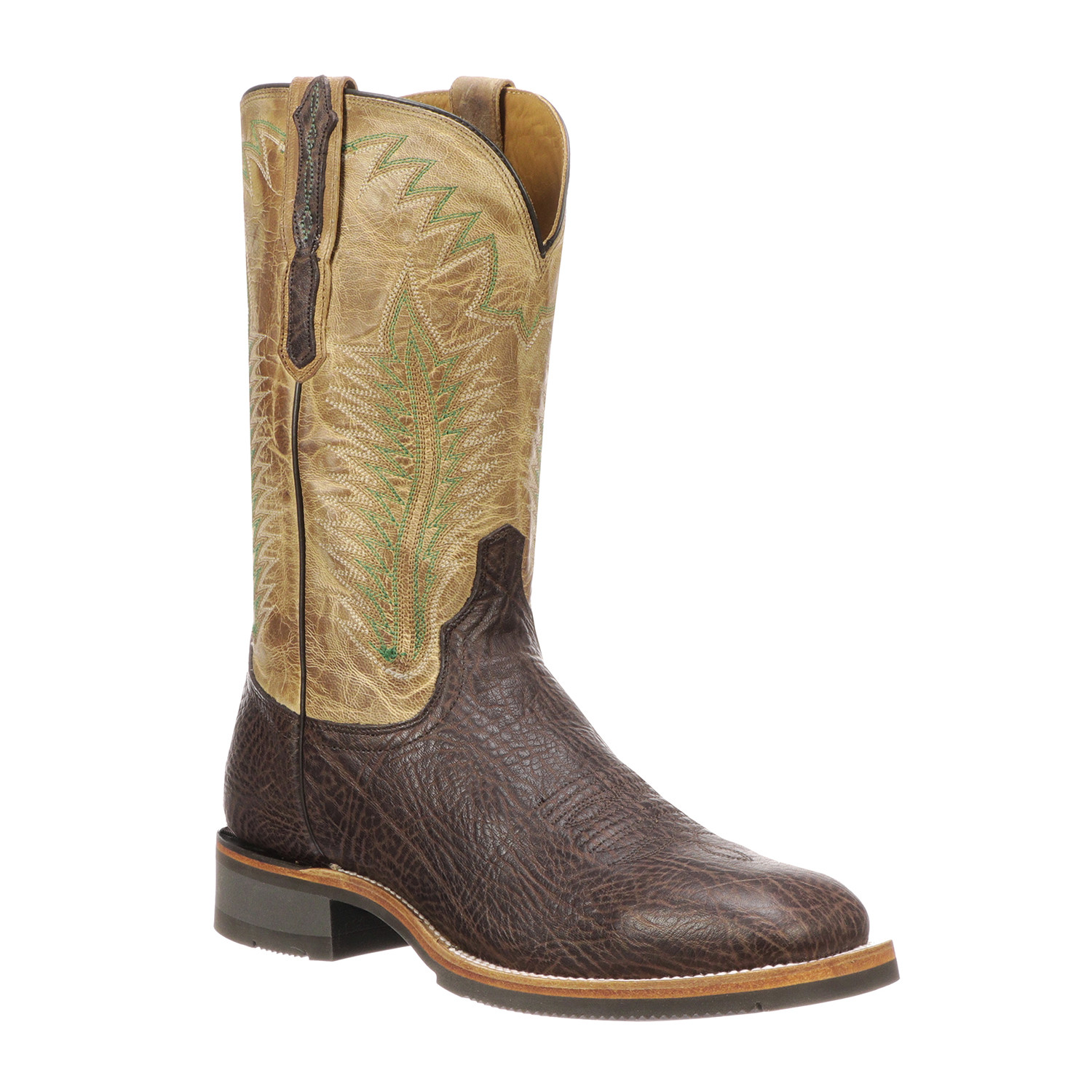 Hank Booster Extra Wide Cowboy Boots // Brown (US: 9.5EE) - Lucchese ...