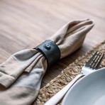 Cufflink Napkin Ring // Set of 4