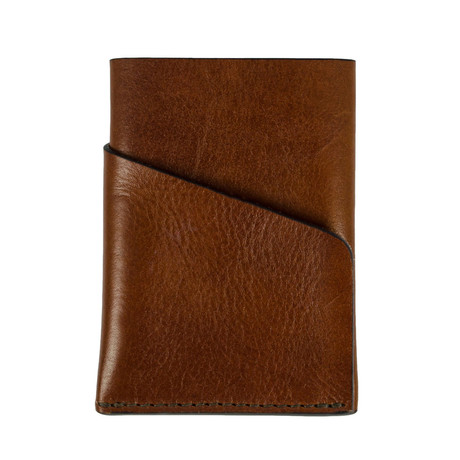 Practical Magic // Leather Credit Card Holder // Brown