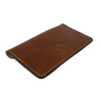 Lucky Jim // Leather Card Holder // Brown