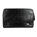 Ulysses // Leather Clutch // Black