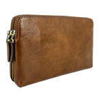 Ulysses // Leather Clutch // Brown