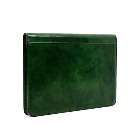 Candide // Leather Document Folder // Green