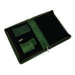 Candide // Leather Document Folder // Green