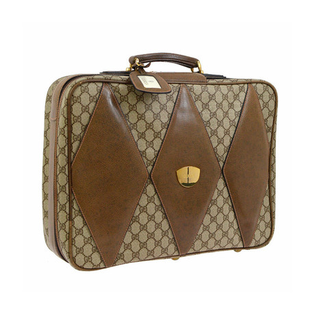 Vintage Gucci Patterned Travel Bag
