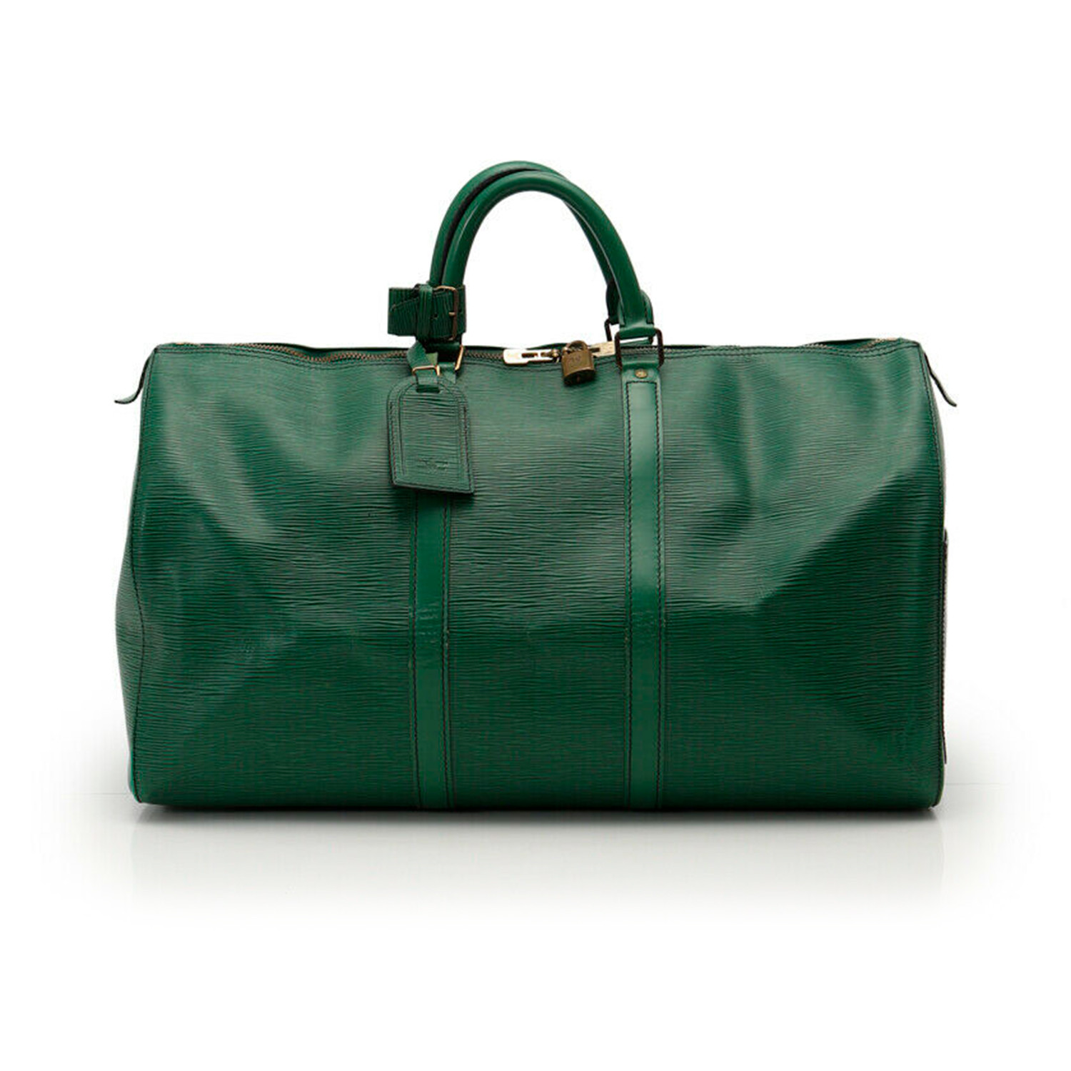 Vintage Louis Vuitton Green Keepall 50 - Vintage Luxury - Touch of Modern
