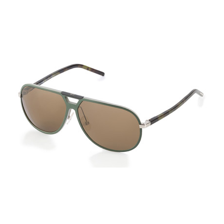 Al13.2Fs Sunglasses // Dark Military Green + Brown