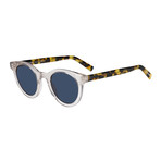 Dior // Men's Black-Tie 218FS Sunglasses // Clear + Havana + Gray