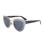 Women's Diorchromic Sunglasses // Light Gray Gold + Blue Gray