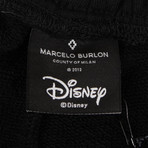 Marcelo Burlon // Cotton Mickey Mouse Camo Shorts // Black (S)