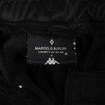 Marcelo Burlon // Kappa Track Pants // Black + Red (M)