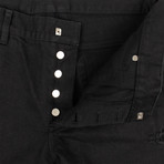 Balmain Paris // Distressed Denim Jeans // Black (34)