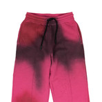 Off White // Spray Sweatpants // Fuchsia (S)