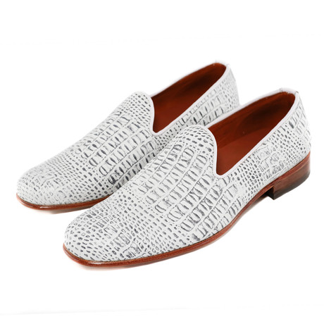 Albino Lizaro Slipper // White (US: 7)