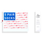 Socks Stripes Box // Set of 5 (M)