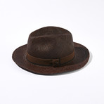 Straw Fedora // Brown (Medium)