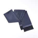 Neat Square Scarf // Navy