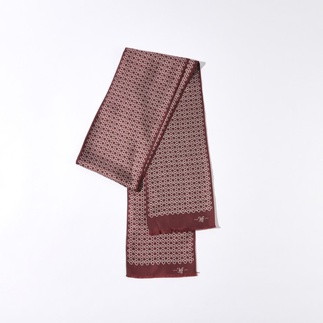 Chain Link Scarf // Bordeaux