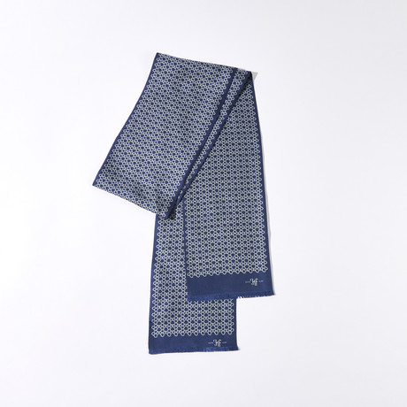 Chain Link Scarf // Navy