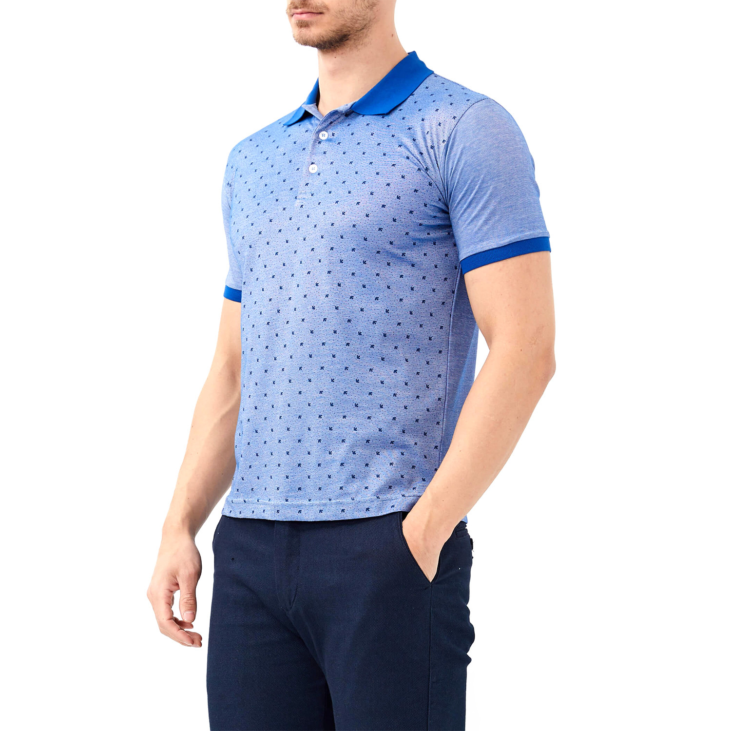 Louis Polo // Sax Blue (2XL) - Adze - Touch of Modern