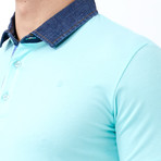 Alfred Polo // Aqua Green (2XL)