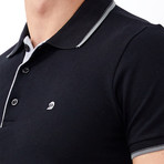 Leopold Polo // Black (2XL)