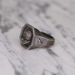 Silver Scuba Ring (Size: 8)
