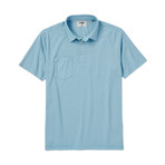 Dry-Tech Cotton Blend // Striped Polo // Tidepool (M)