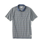 100% Cotton Striped Inside Out Polo // Dawn (S)