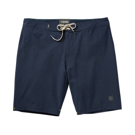 4 Way Stretch Cotton Blend Boardshort // Navy (30)
