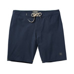 4 Way Stretch Cotton Blend Boardshort // Navy (30)