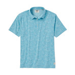 Dry-Tech Cotton Blend Printed Polo // Black Heather (M)