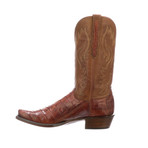 William Cai Tail Cowboy Boots // Cognac Burnished (US: 9.5)