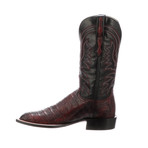 Charlie Extra Wide Cowboy Boots // Black Cherry (US: 9.5EE)